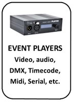 Event players DMX Timecode